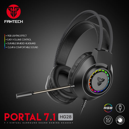 Casque de jeu Fantech HG28 PORTAL 7.1 RGB