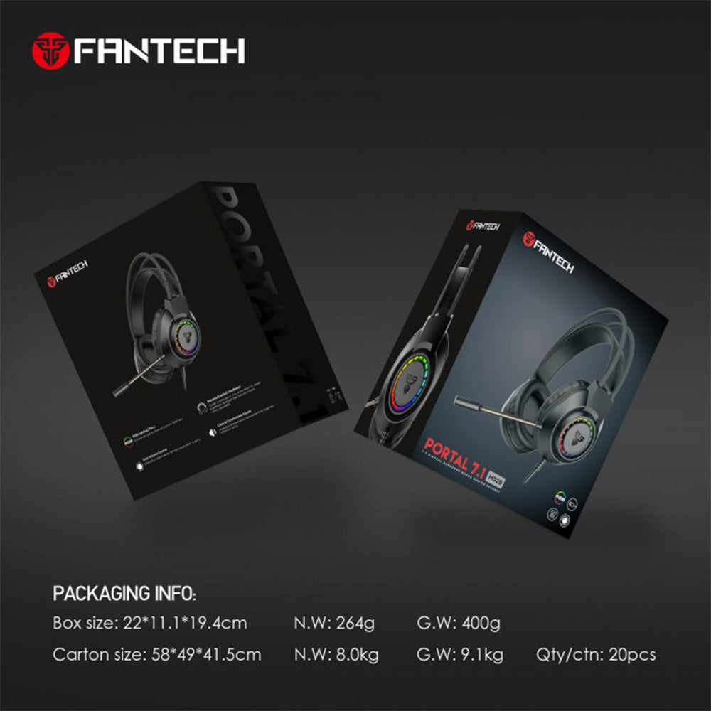 Casque de jeu Fantech HG28 PORTAL 7.1 RGB