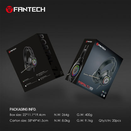 Casque de jeu Fantech HG28 PORTAL 7.1 RGB