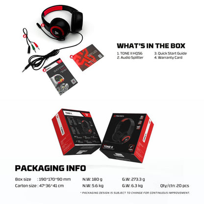 Casque de jeu filaire Fantech HQ56 TONE II
